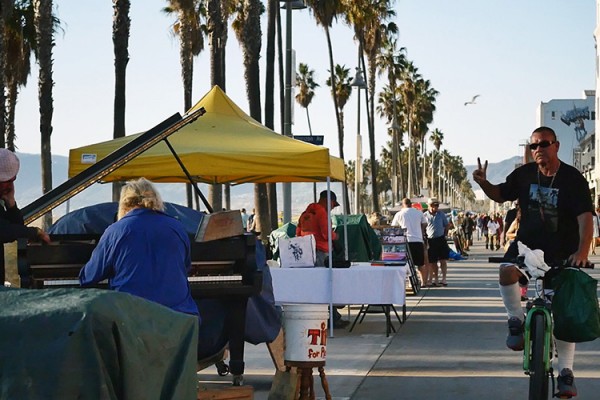 Venice Beach boardwalk scène de rue